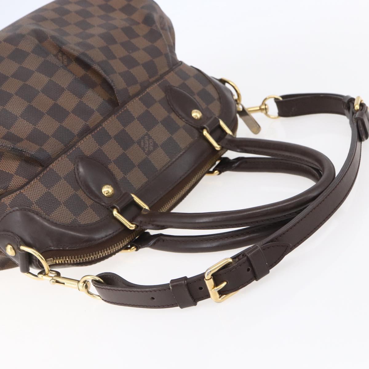 LOUIS VUITTON Damier Ebene Trevi GM Hand Bag 2way N51998 LV Auth BA7932