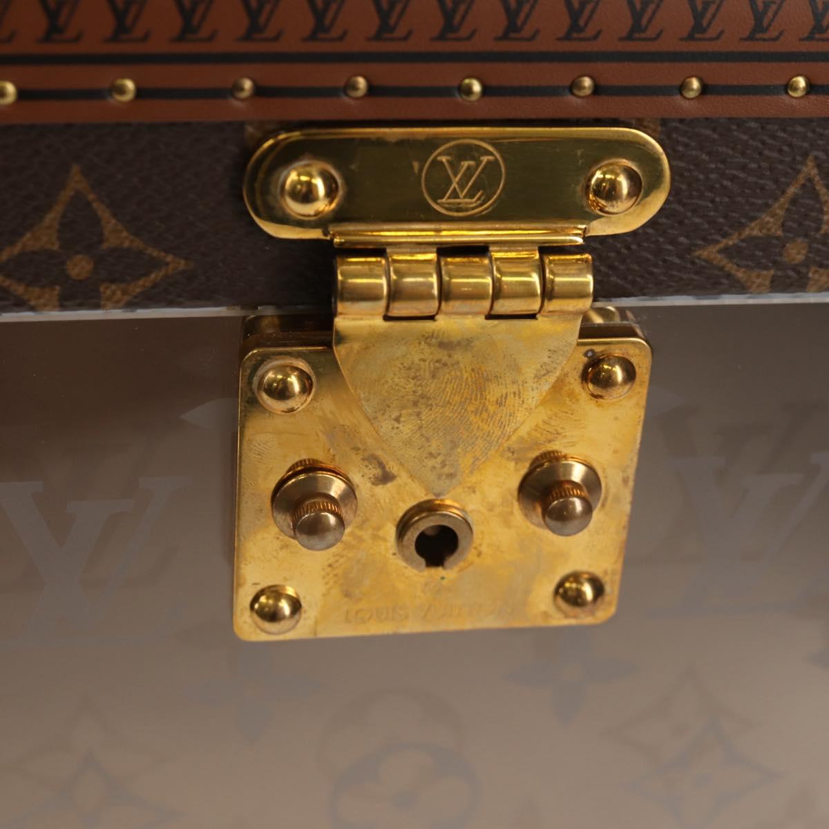 LOUIS VUITTON Monogram Shoes Box Hand Bag M11432 LV Auth BA7936M