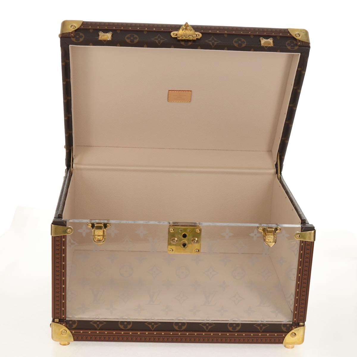 LOUIS VUITTON Monogram Shoes Box Hand Bag M11432 LV Auth BA7936M
