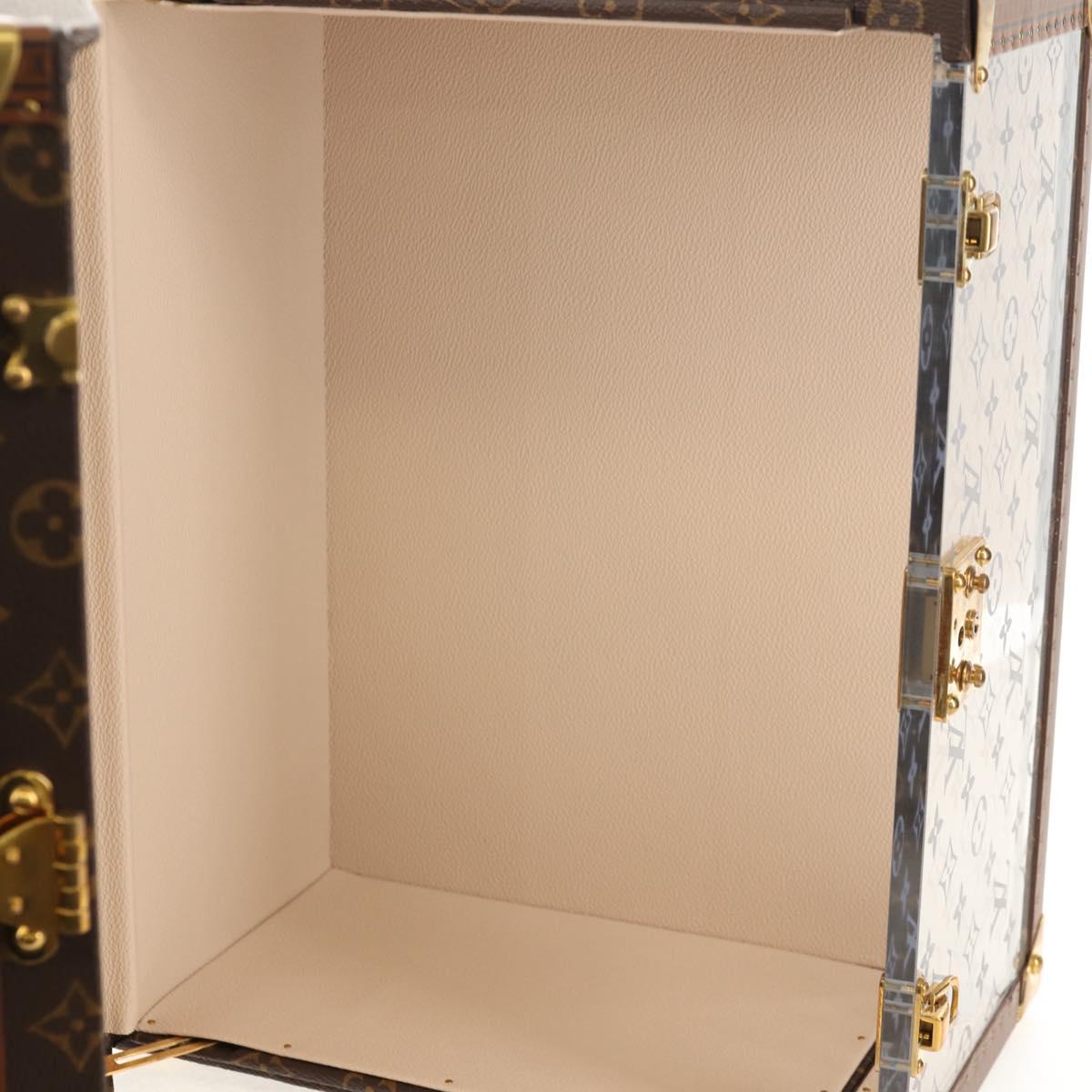 LOUIS VUITTON Monogram Shoes Box Hand Bag M11432 LV Auth BA7936M