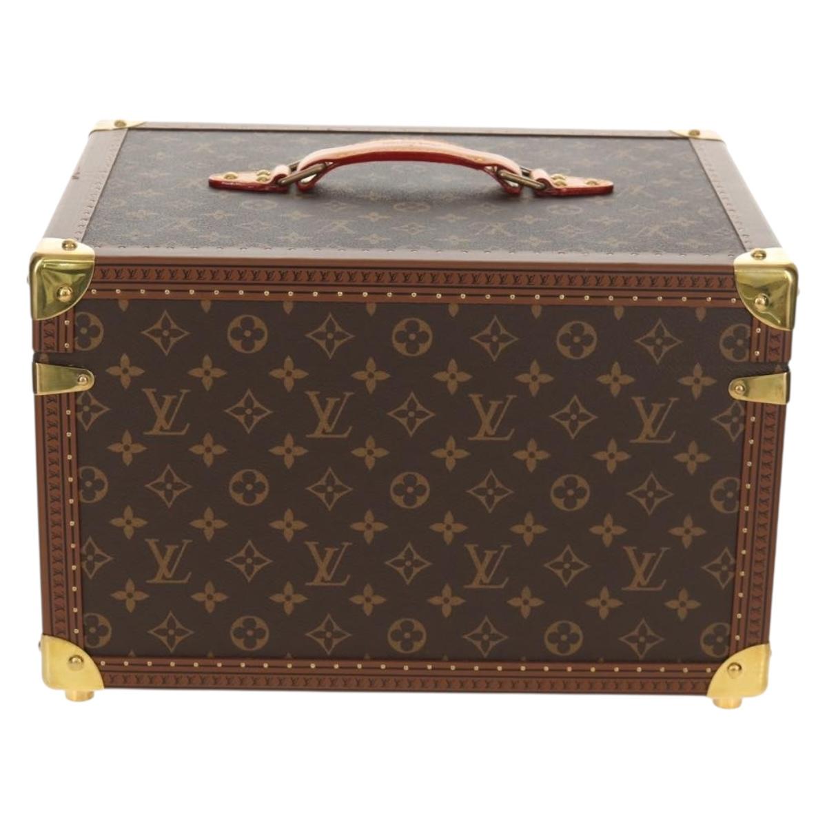LOUIS VUITTON Monogram Shoes Box Hand Bag M11432 LV Auth BA7936M