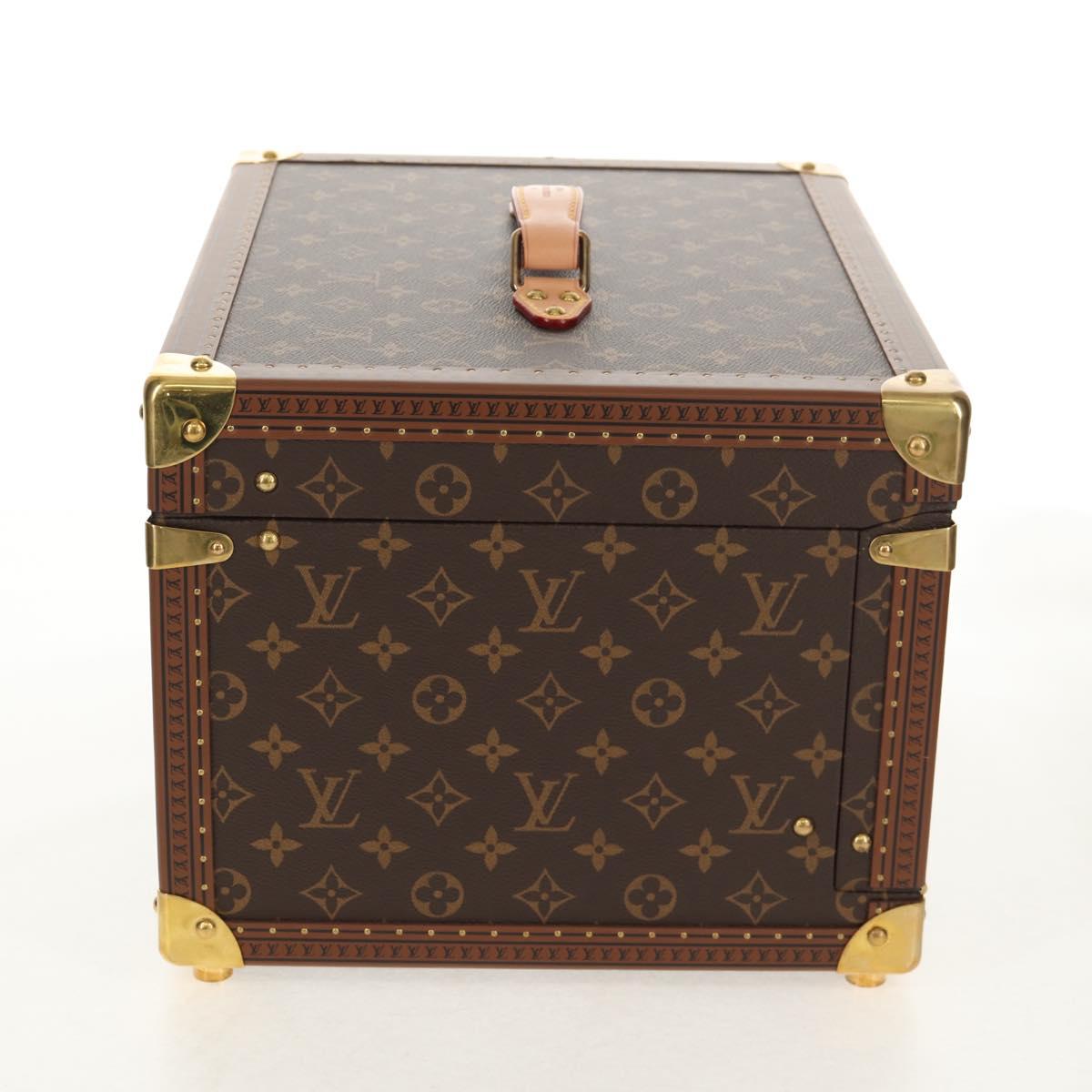 LOUIS VUITTON Monogram Shoes Box Hand Bag M11432 LV Auth BA7936M