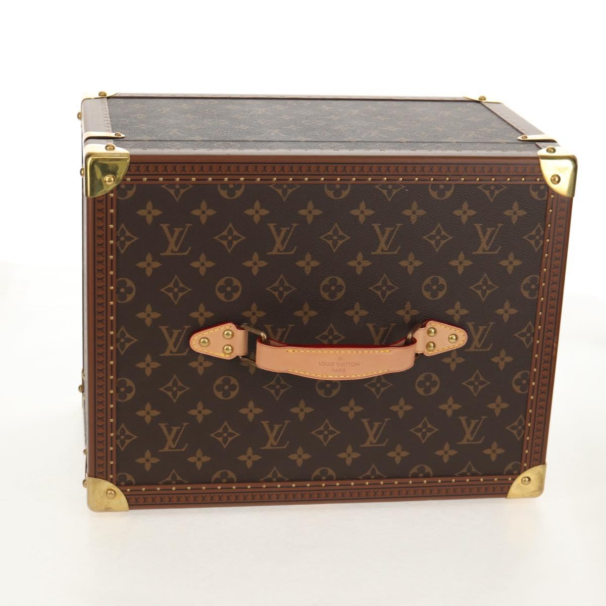 LOUIS VUITTON Monogram Shoes Box Hand Bag M11432 LV Auth BA7936M