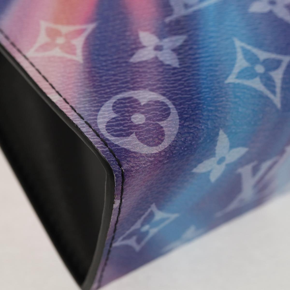 LOUIS VUITTON Monogram Sunset Pochette Voyage MM Clutch Bag M45941 Auth BA7937M