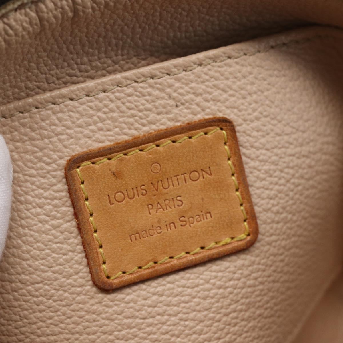 LOUIS VUITTON Monogram Pochette Cosmetic PM Cosmetic Pouch M47515 LV Auth BA7939