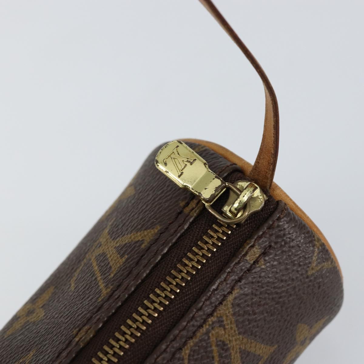 LOUIS VUITTON Monogram Papillon Pouch LV Auth BA7945