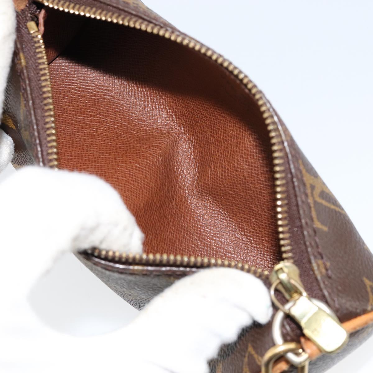 LOUIS VUITTON Monogram Papillon Pouch LV Auth BA7945