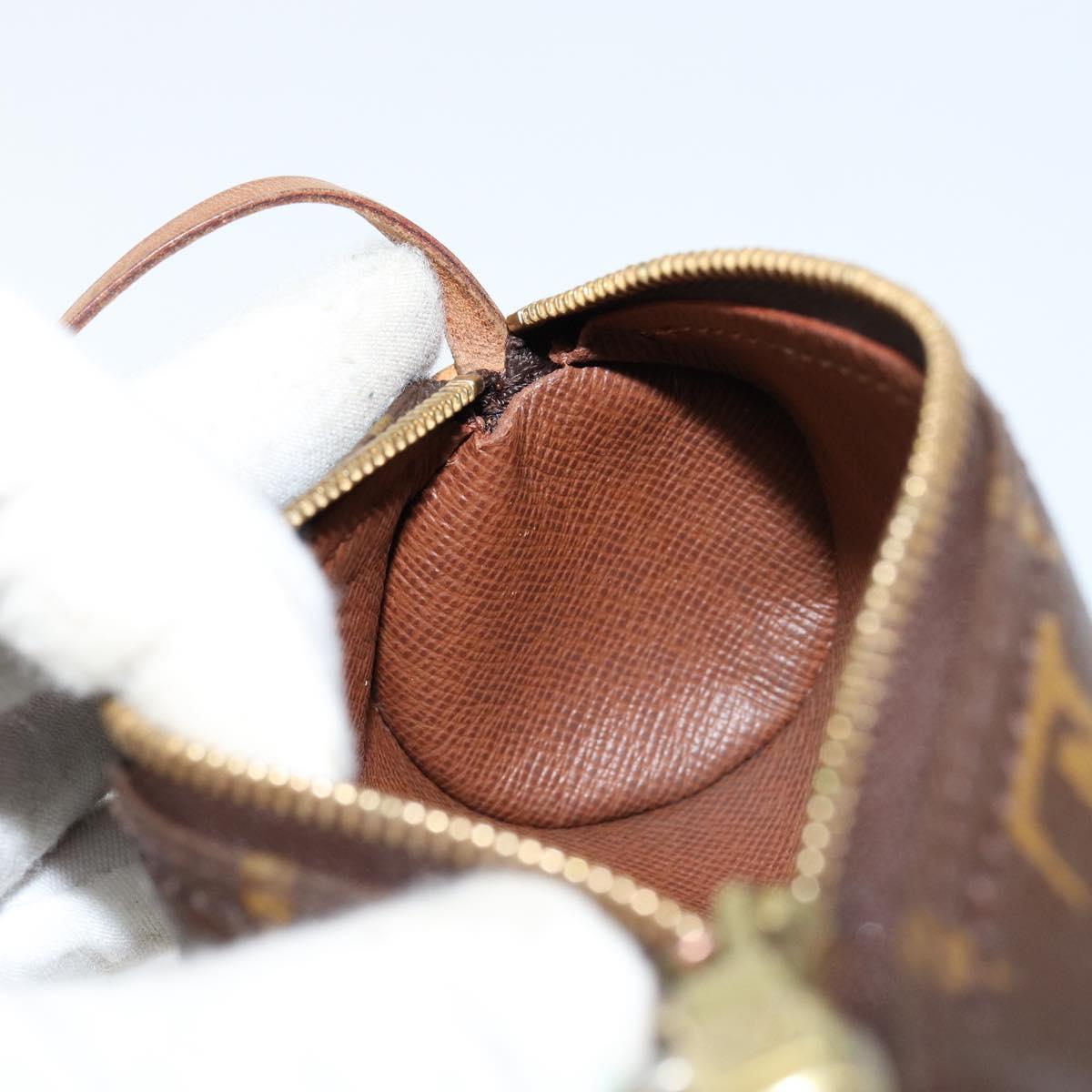 LOUIS VUITTON Monogram Papillon Pouch LV Auth BA7945