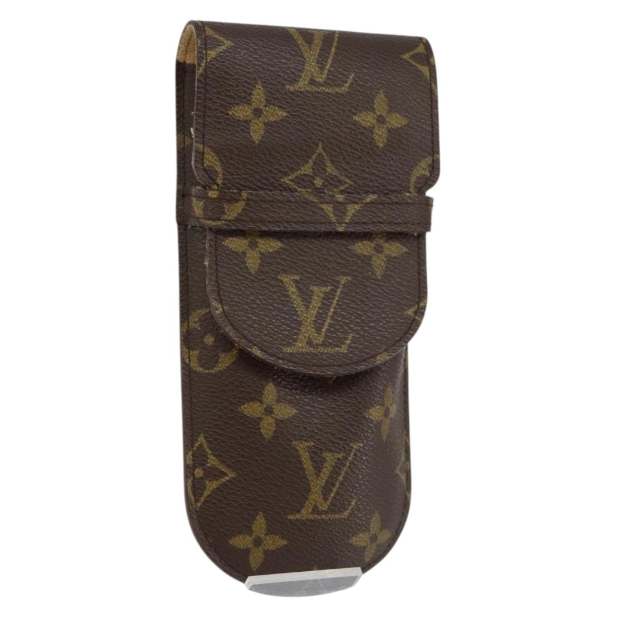 LOUIS VUITTON Monogram Etui Lunette Rabat Glasses Case M62970 LV Auth BA7946