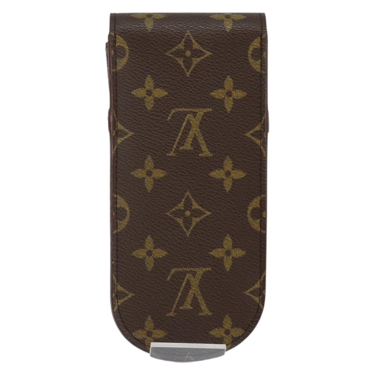 LOUIS VUITTON Monogram Etui Lunette Rabat Glasses Case M62970 LV Auth BA7946