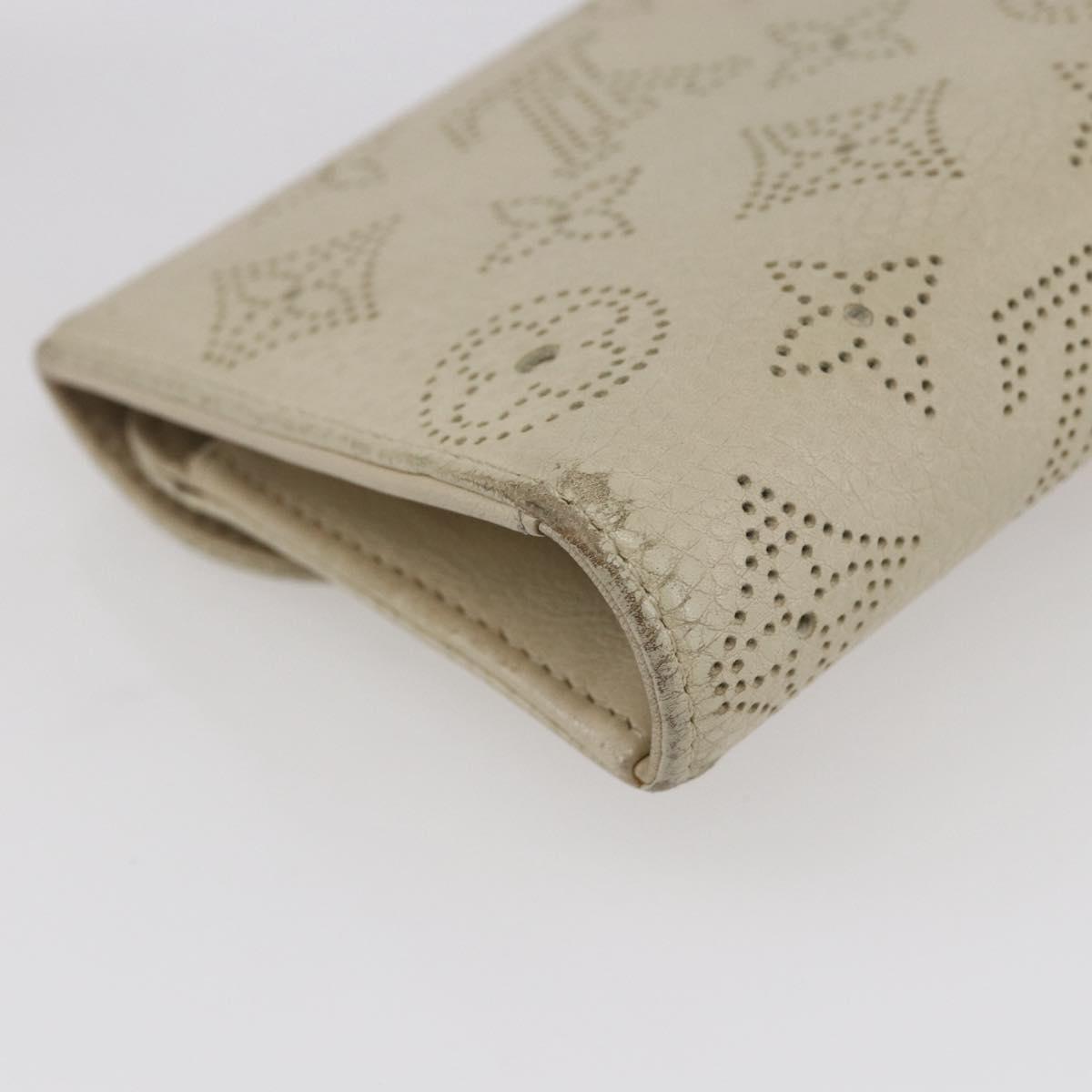 LOUIS VUITTON Monogram Mahina Portefeuille Amelia Wallet M58131 LV Auth BA7950