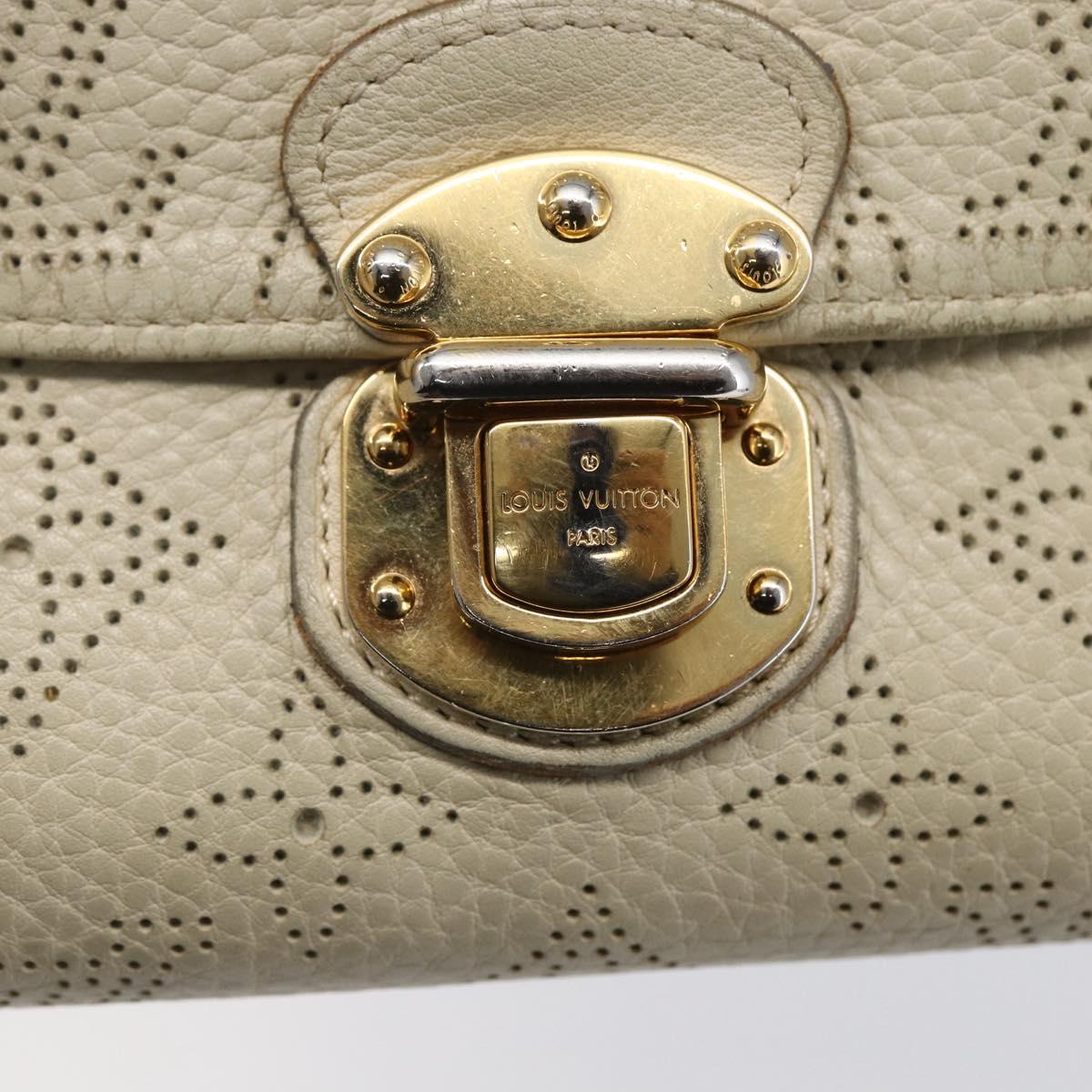 LOUIS VUITTON Monogram Mahina Portefeuille Amelia Wallet M58131 LV Auth BA7950