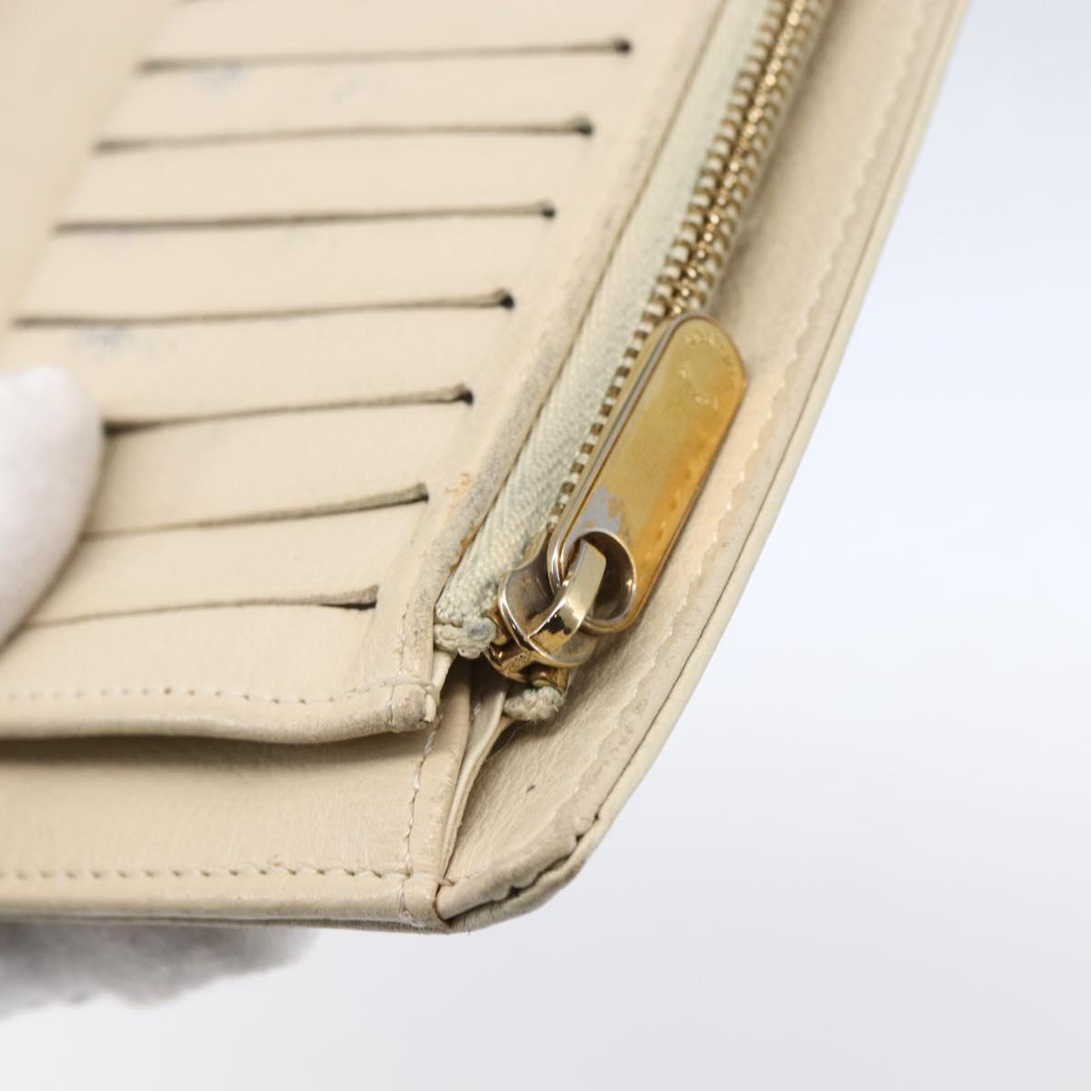 LOUIS VUITTON Monogram Mahina Portefeuille Amelia Wallet M58131 LV Auth BA7950