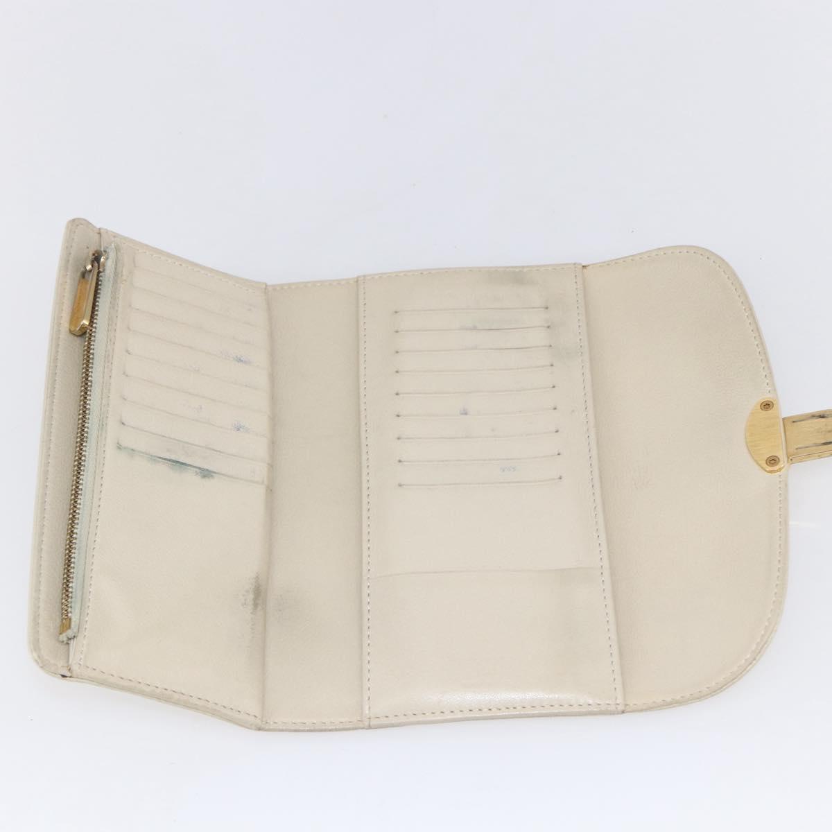 LOUIS VUITTON Monogram Mahina Portefeuille Amelia Wallet M58131 LV Auth BA7950