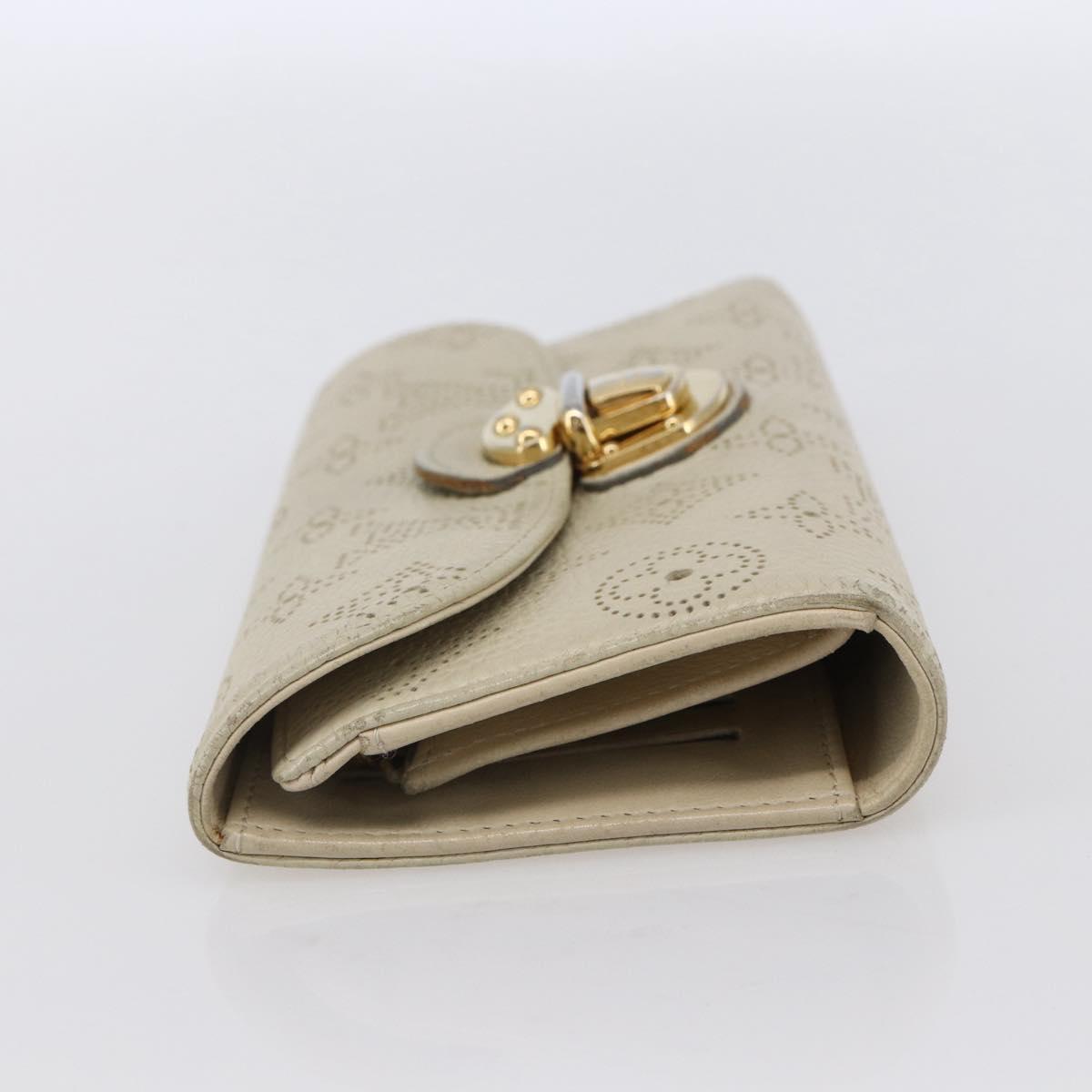 LOUIS VUITTON Monogram Mahina Portefeuille Amelia Wallet M58131 LV Auth BA7950