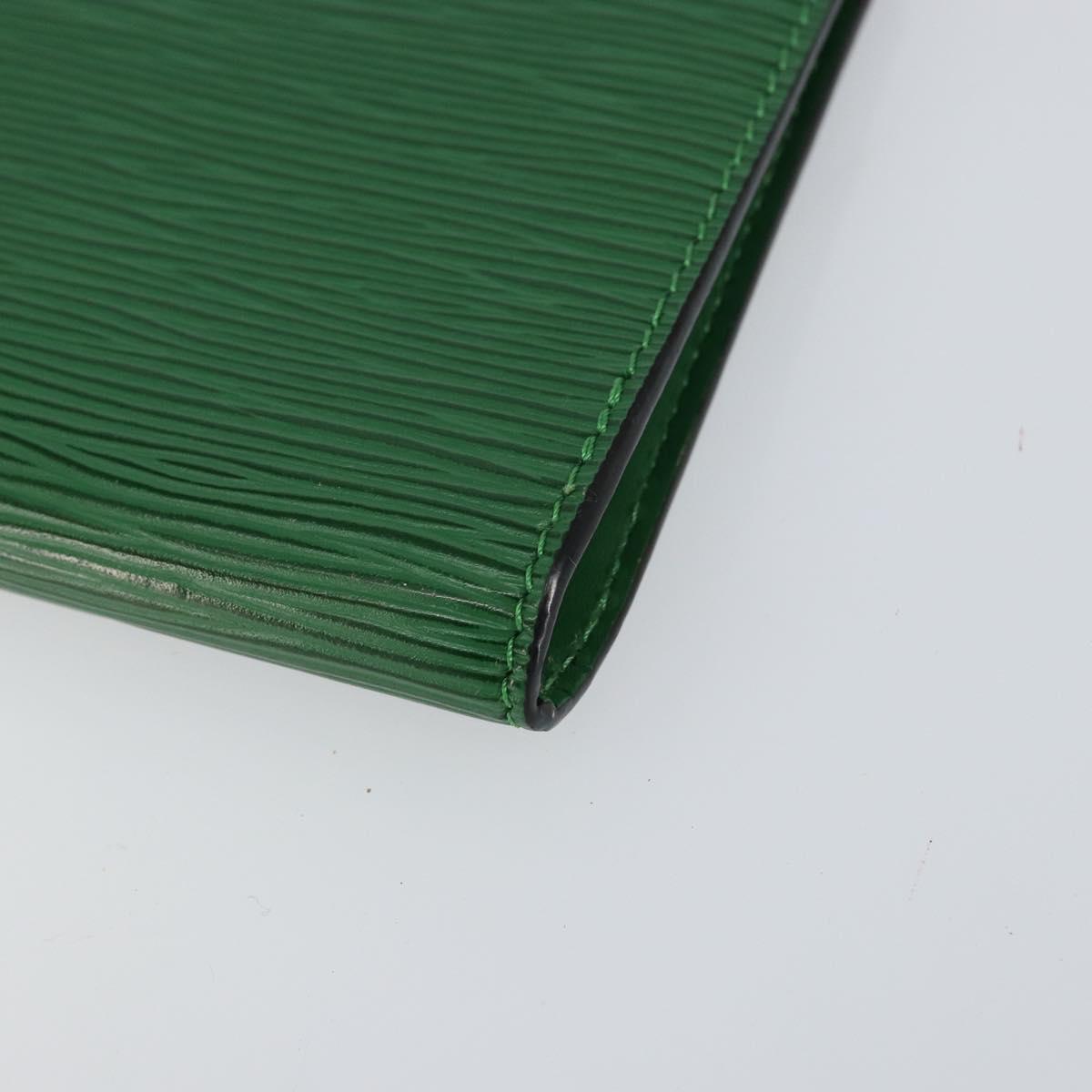 LOUIS VUITTON Epi Pochette Accessoires Pouch Green M52984 LV Auth BA7952
