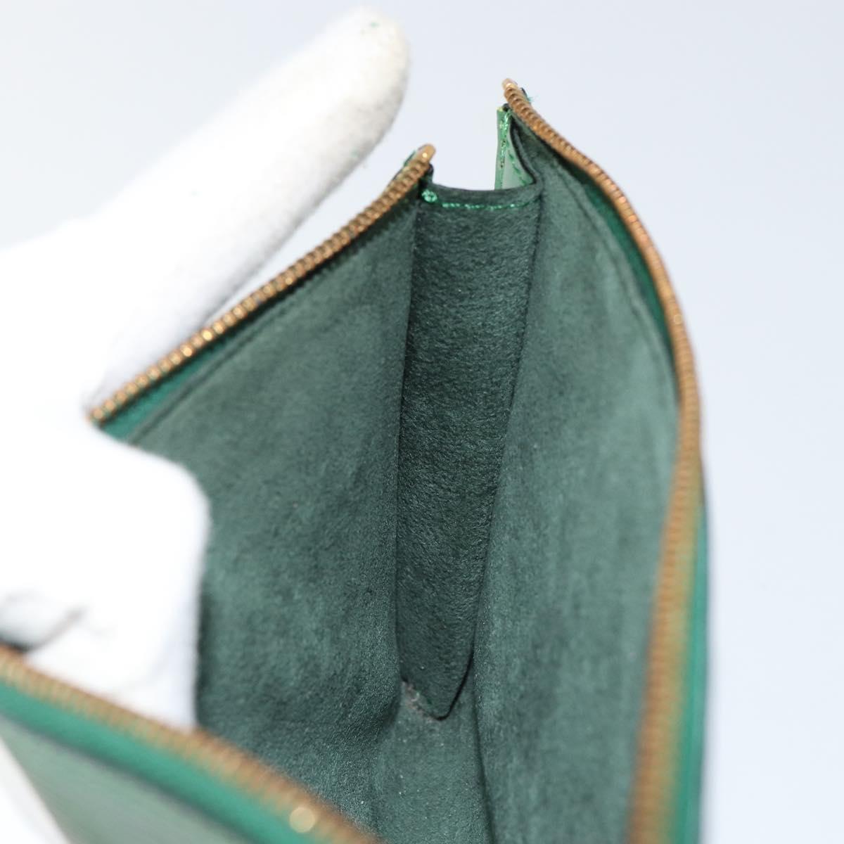 LOUIS VUITTON Epi Pochette Accessoires Pouch Green M52984 LV Auth BA7952