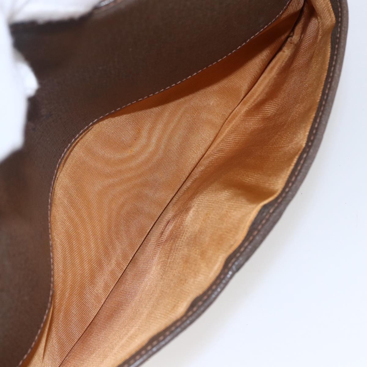 GUCCI GG Supreme Shoulder Bag PVC Beige Gold 904 02 025 Auth BA7965