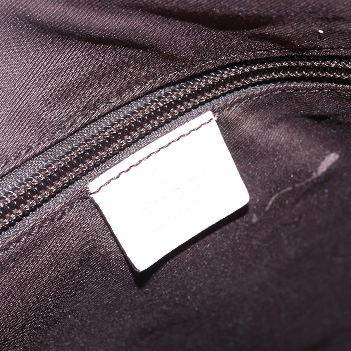 GUCCI GG Canvas Sherry Line Tote Bag Beige Gold 131233 Auth BA7975