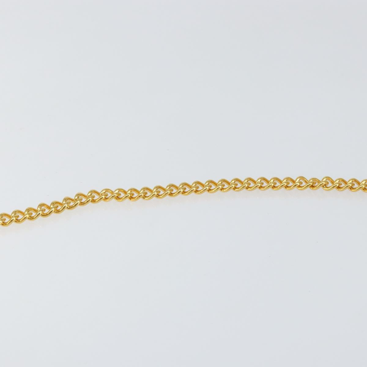 Salvatore Ferragamo Gancini Chain Shoulder Bag Leather Black Gold Auth BA7978