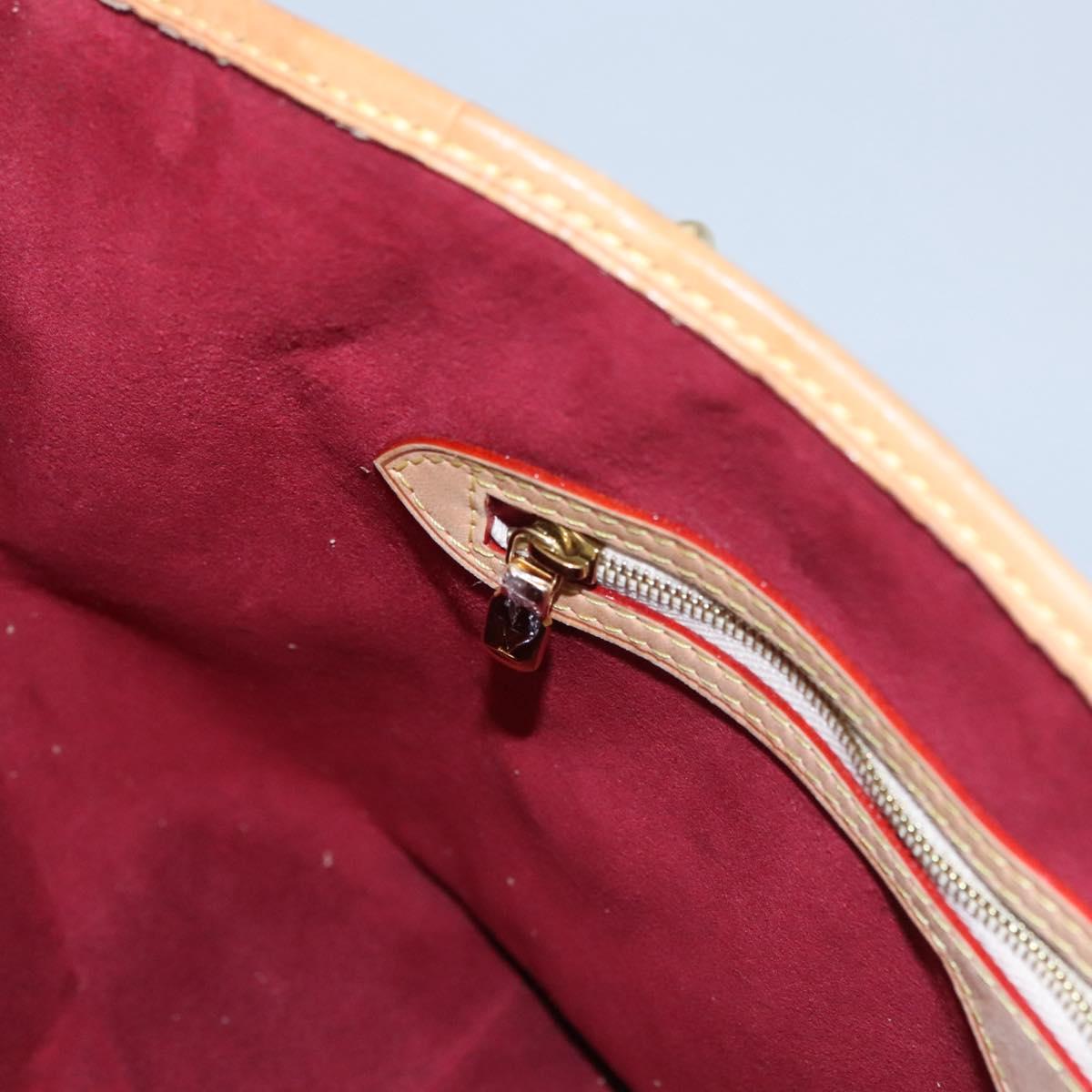 LOUIS VUITTON Monogram Multicolor Annie GM Tote Bag White M40303 LV Auth BA798M