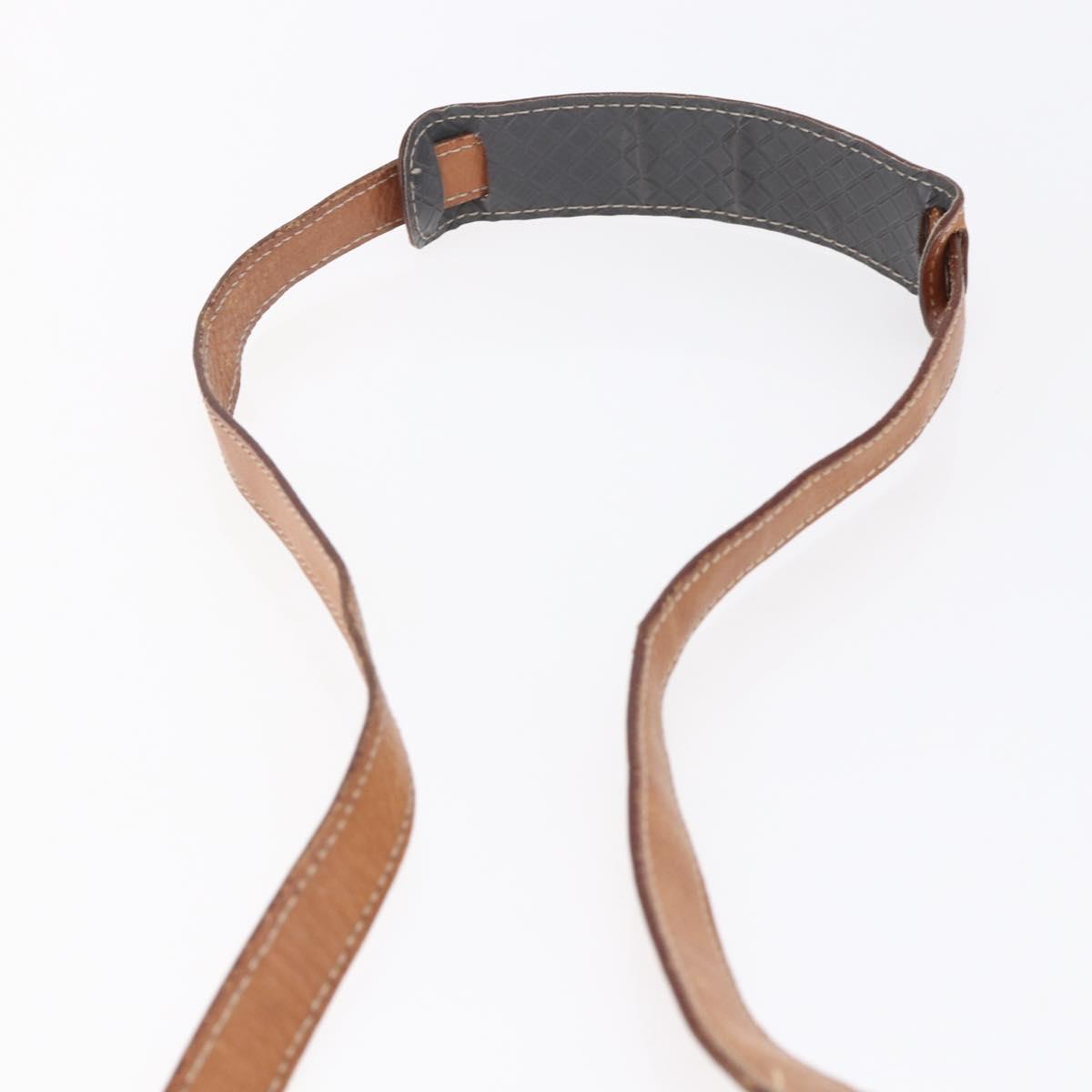 CELINE Macadam Canvas Shoulder Bag PVC Leather Brown Gold Auth BA8001