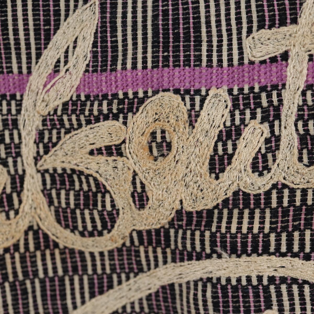 Christian Louboutin Tote Bag Canvas 2way Blue Silver Auth BA8017V