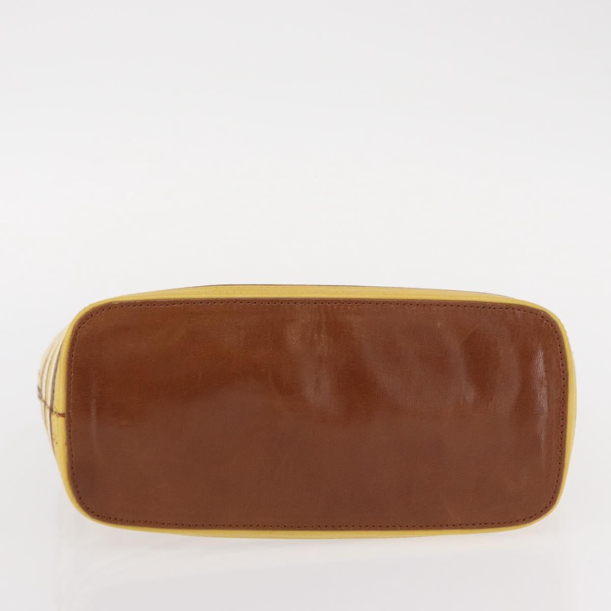 PRADA Hand Bag Leather Brown Auth BA8023