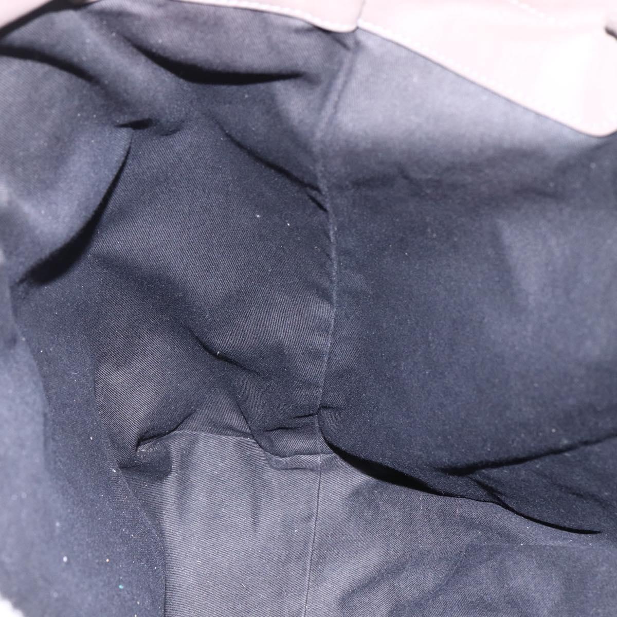 Chloe Eclipse Tote Bag Leather Beige Brown Auth BA8056