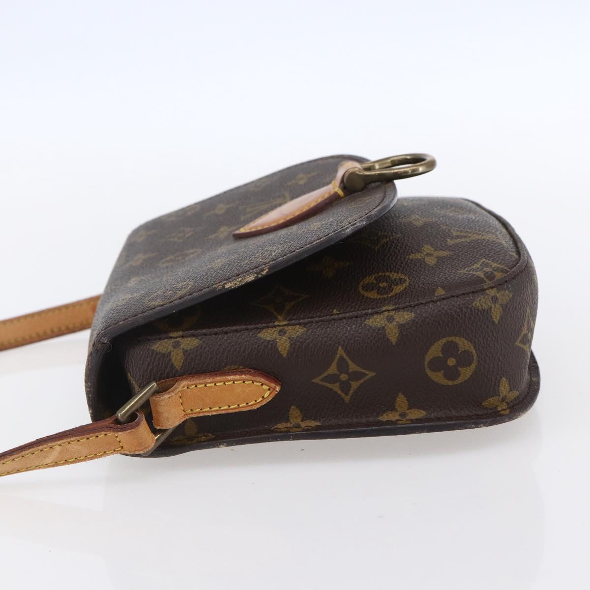 LOUIS VUITTON Monogram Saint Cloud MM Shoulder Bag M51243 LV Auth BA8066