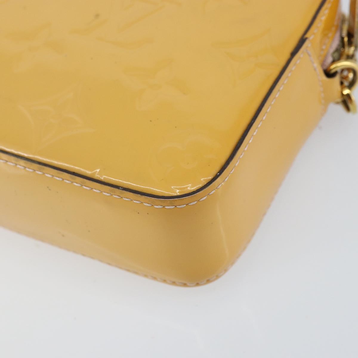 LOUIS VUITTON Monogram Vernis Camera Pouch Rose Valerine M64058 LV Auth BA8067