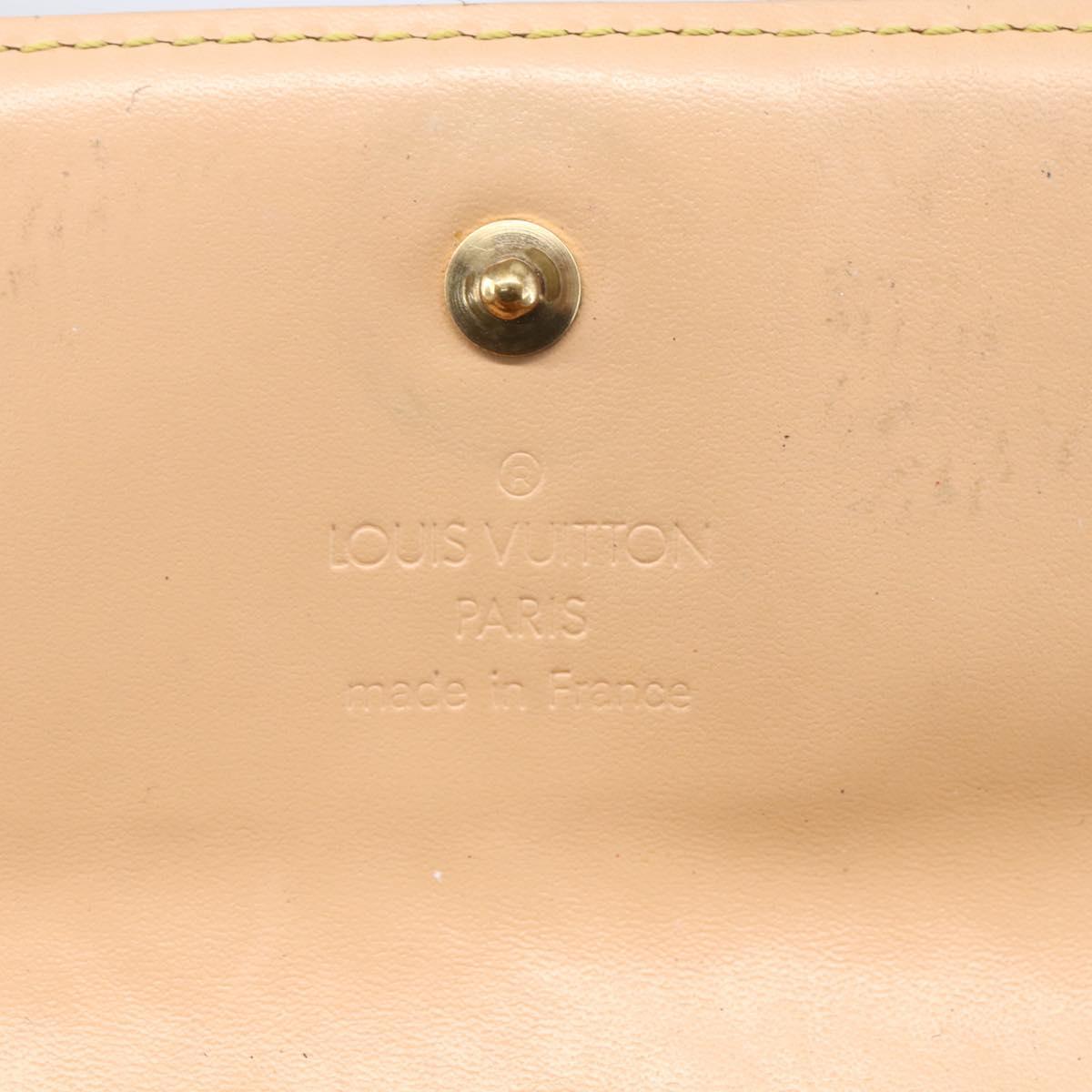 LOUIS VUITTON Monogram Multicolor Porte Tresor Wallet Black M92658 Auth BA8068