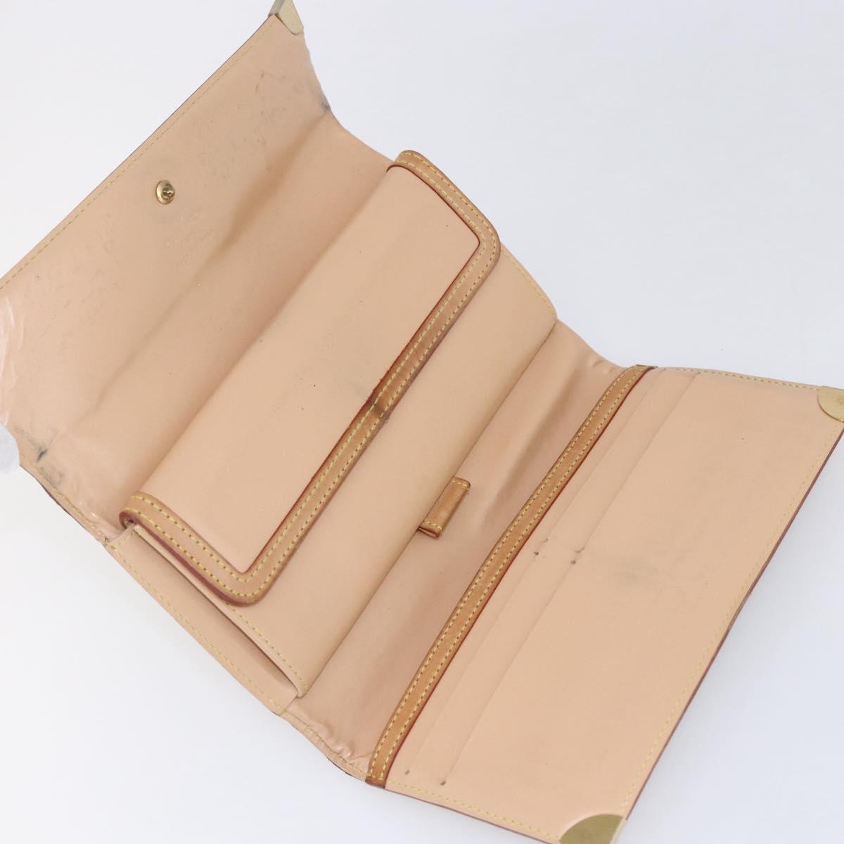 LOUIS VUITTON Monogram Multicolor Porte Tresor Wallet Black M92658 Auth BA8068