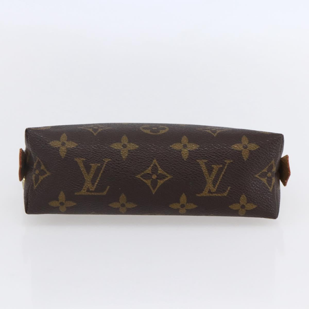 LOUIS VUITTON Monogram Pochette Cosmetic PM Cosmetic Pouch M47515 LV Auth BA8070
