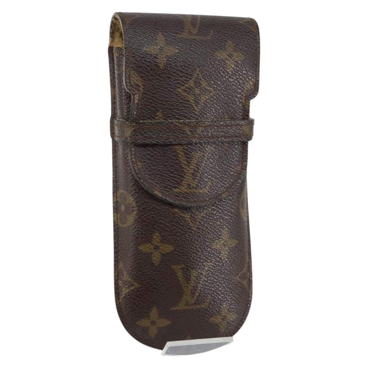 LOUIS VUITTON Monogram Etui Lunette Rabat Glasses Case M62970 LV Auth BA8071
