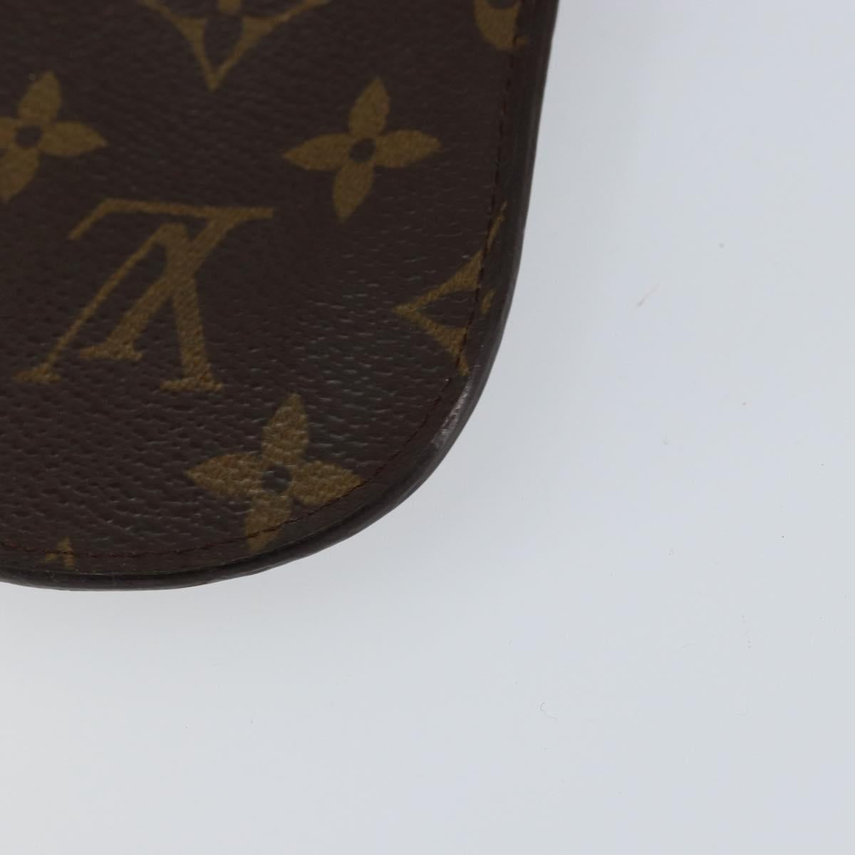 LOUIS VUITTON Monogram Etui Lunette Rabat Glasses Case M62970 LV Auth BA8071