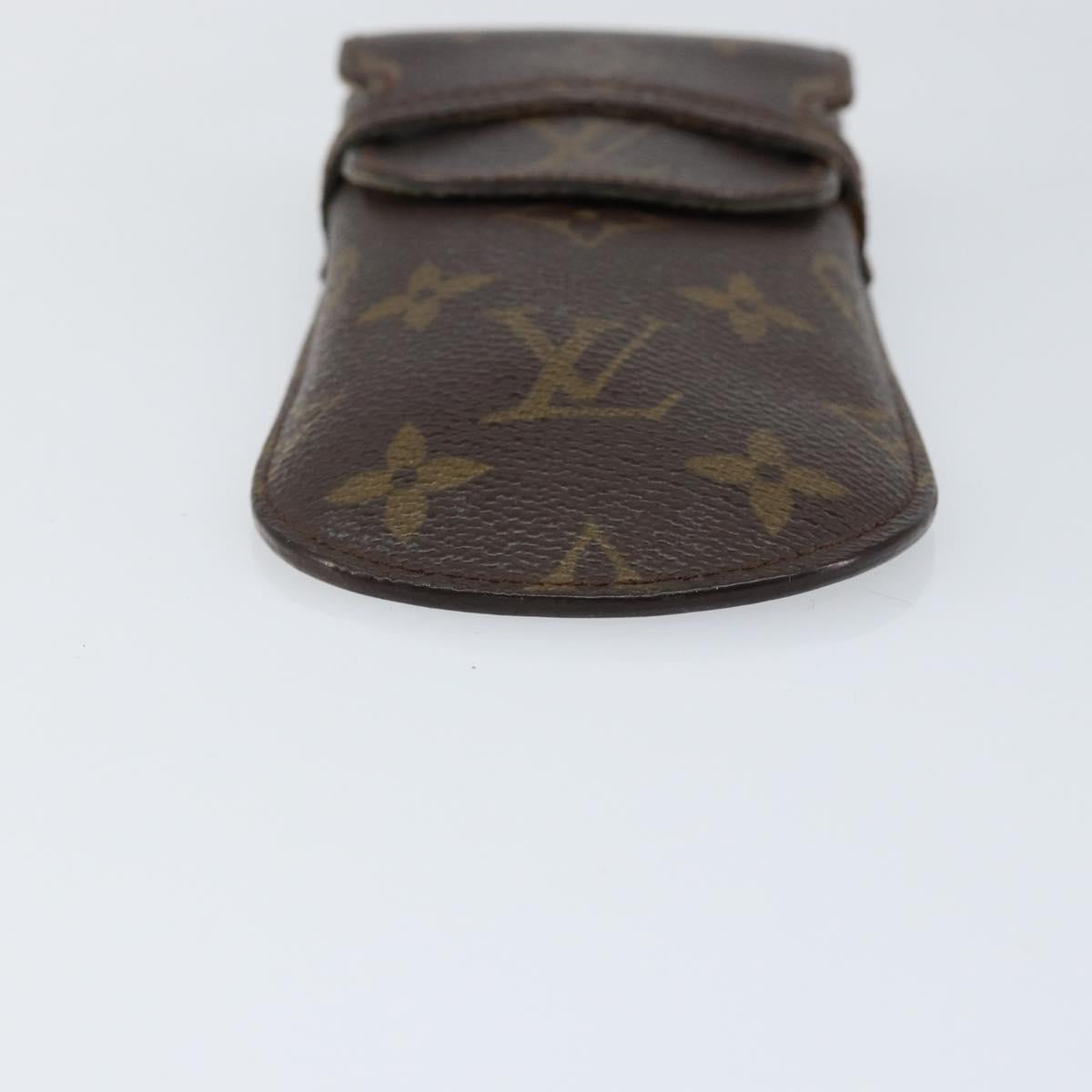 LOUIS VUITTON Monogram Etui Lunette Rabat Glasses Case M62970 LV Auth BA8071
