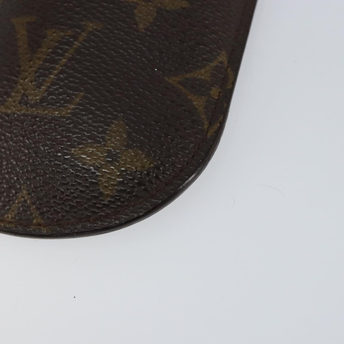 LOUIS VUITTON Monogram Etui Lunette Rabat Glasses Case M62970 LV Auth BA8071