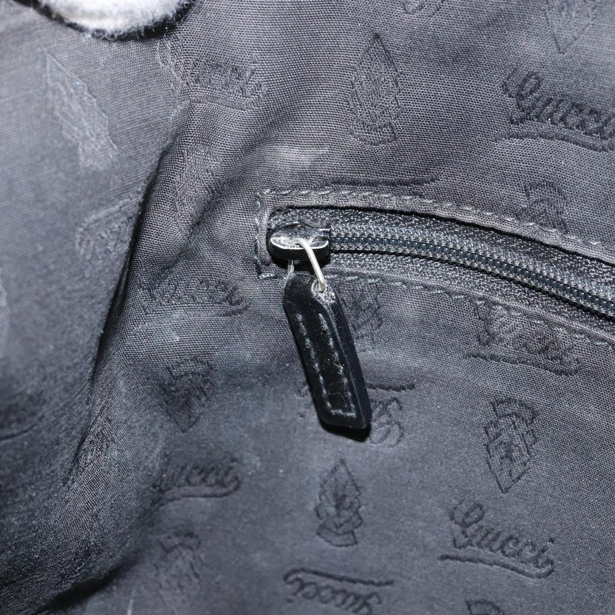 GUCCI GG Canvas Tote Bag Beige Gold 211976 Auth BA8072