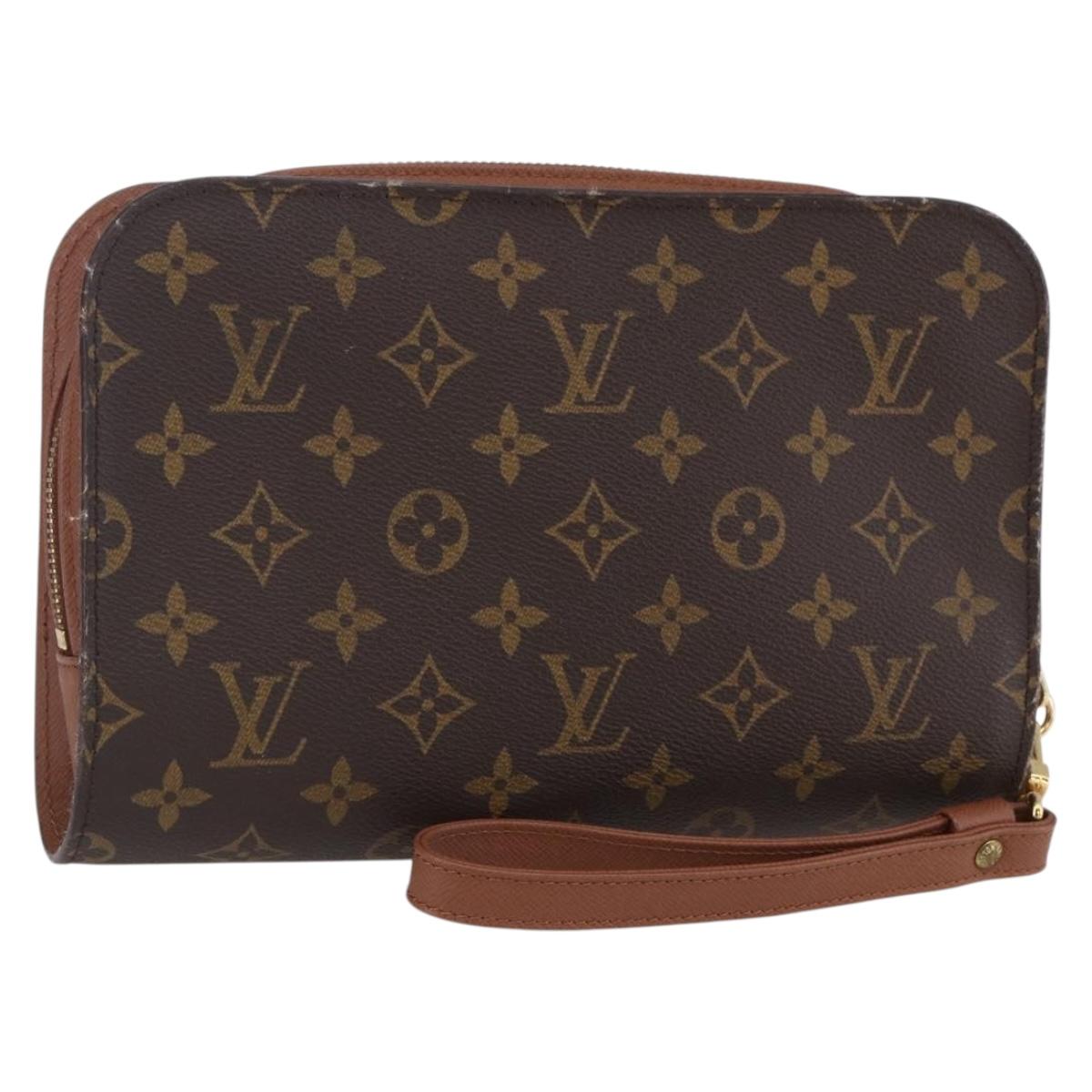 LOUIS VUITTON Monogram Orsay Clutch Bag M51790 LV Auth BA8082