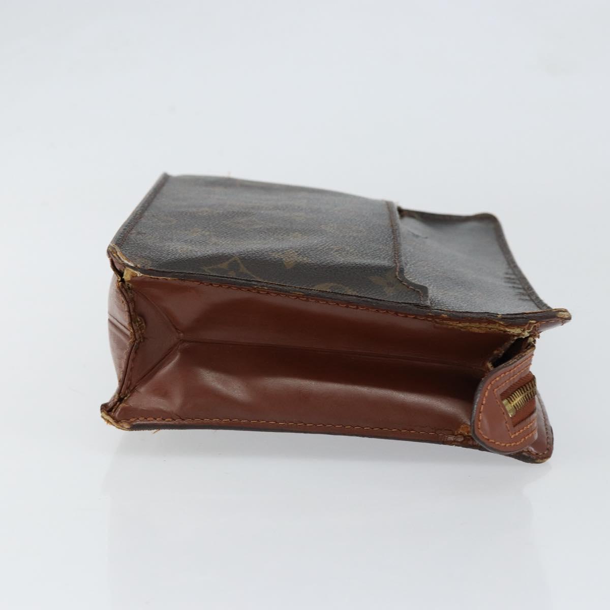 LOUIS VUITTON Monogram Pochette Homme Clutch Bag M51795 LV Auth BA8088