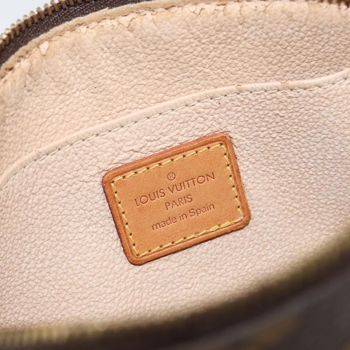 LOUIS VUITTON Monogram Pochette Cosmetic PM Cosmetic Pouch M47515 LV Auth BA8090