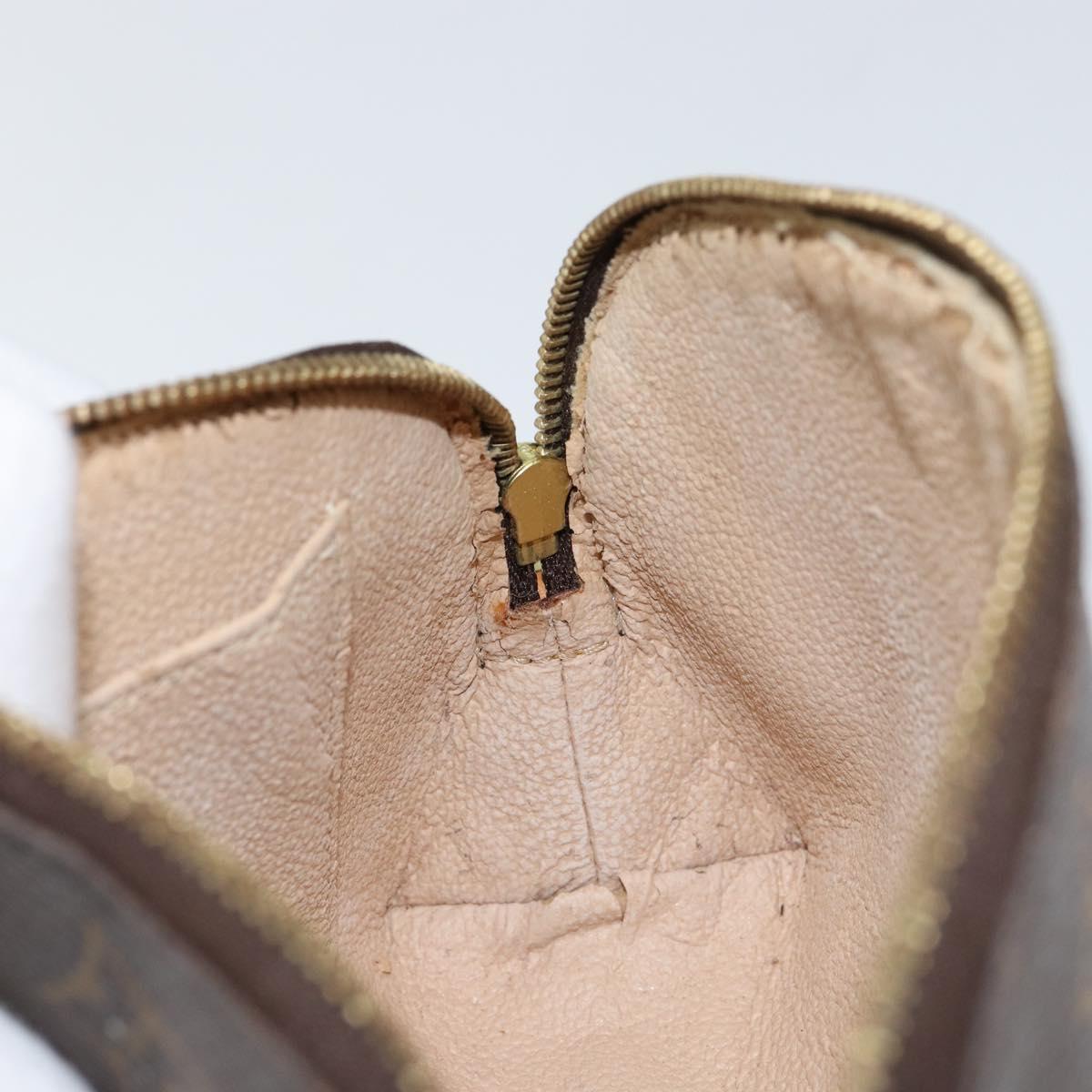 LOUIS VUITTON Monogram Pochette Cosmetic PM Cosmetic Pouch M47515 LV Auth BA8090