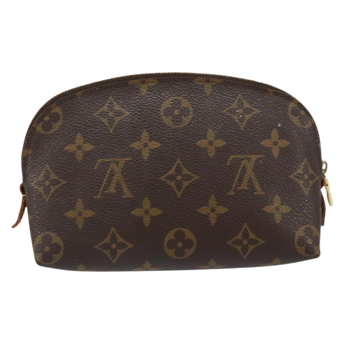 LOUIS VUITTON Monogram Pochette Cosmetic PM Cosmetic Pouch M47515 LV Auth BA8090