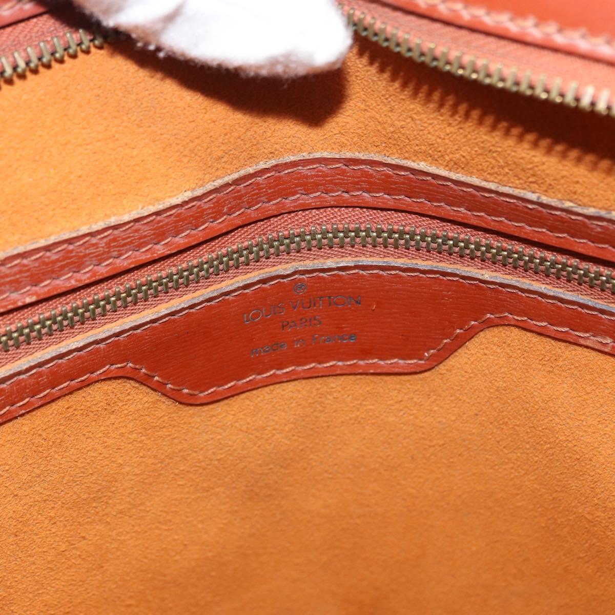 LOUIS VUITTON Epi Saint Jacques Shopping Bag Brown M52263 LV Auth BA8091