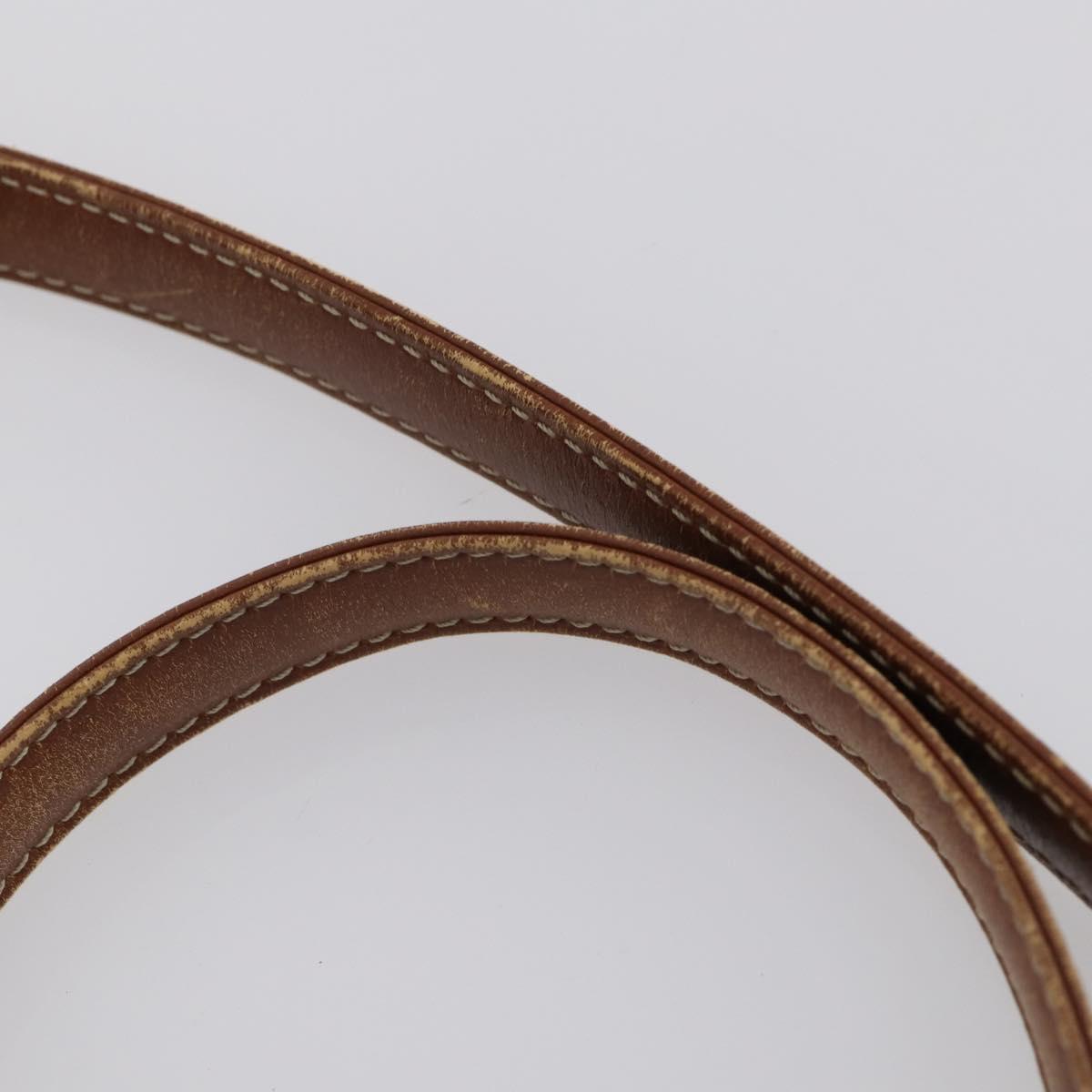 CELINE Givenchy Hand Bag Leather 2 Set Navy Green Auth BA8093