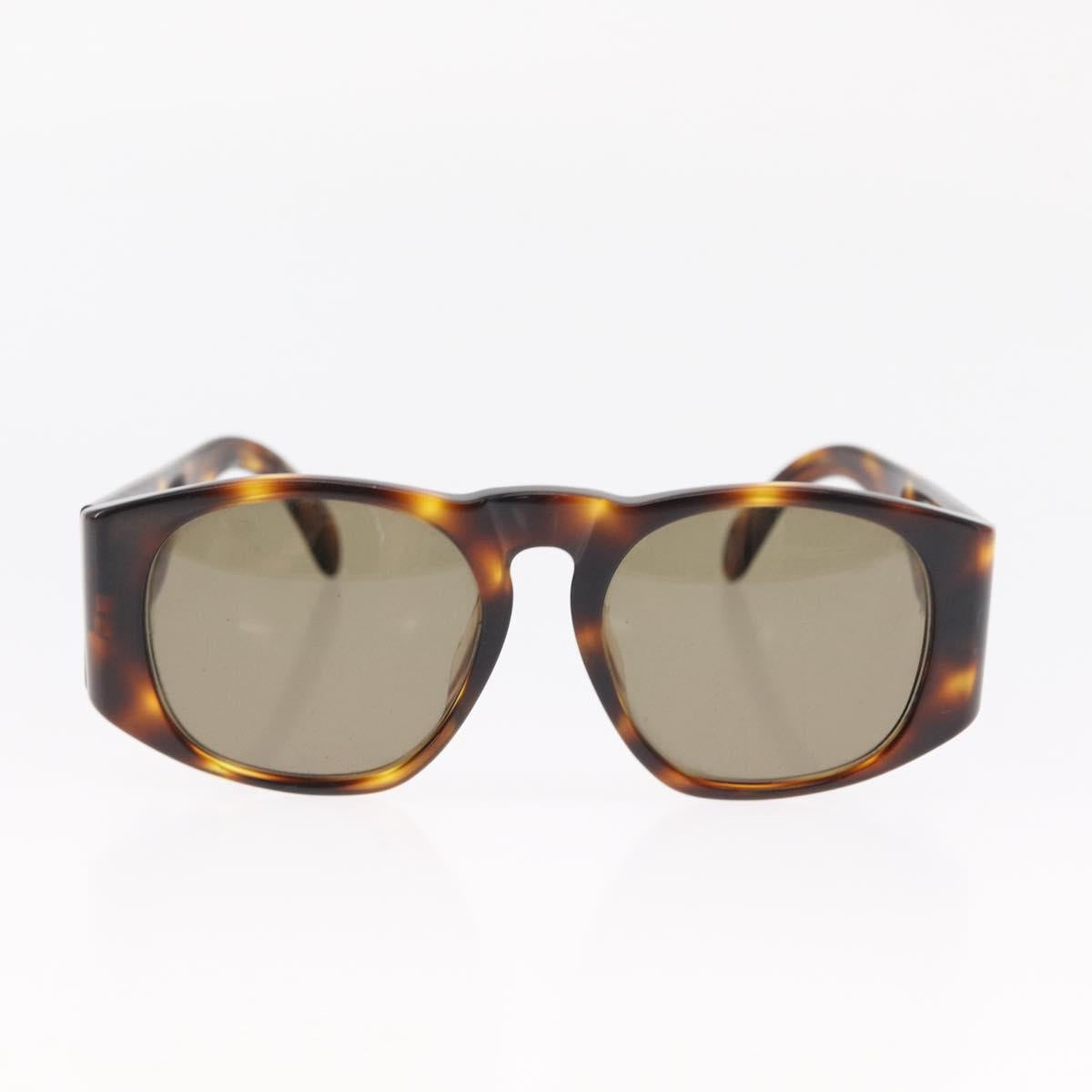 CHANEL Sunglasses plastic Brown CC Auth BA8098