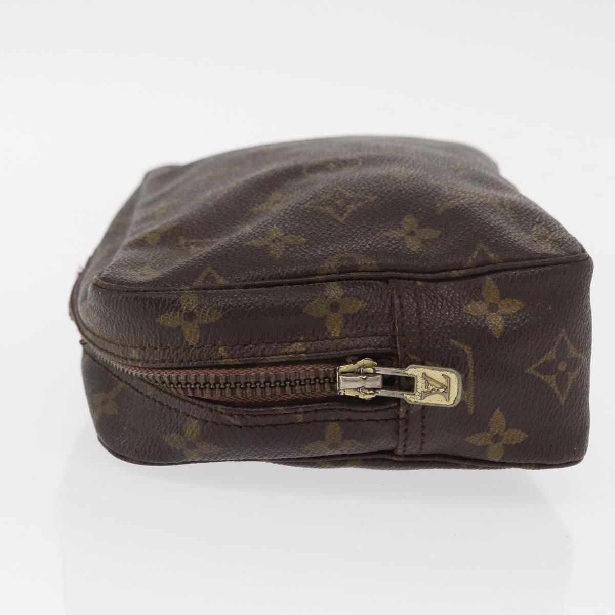 LOUIS VUITTON Monogram Trousse Toilette 23 Clutch Bag M47524 LV Auth BA8100
