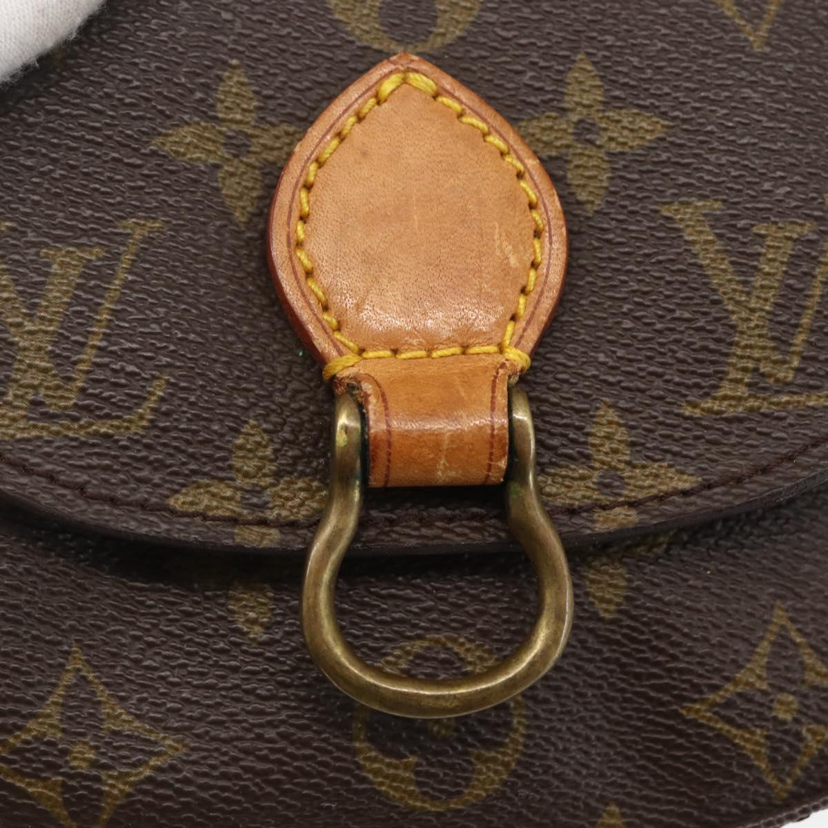 LOUIS VUITTON Monogram Bebe Monogram Saint Cloud Bag M51245 LV Auth BA8103