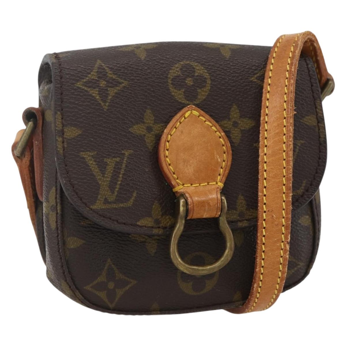 LOUIS VUITTON Monogram Bebe Monogram Saint Cloud Bag M51245 LV Auth BA8103